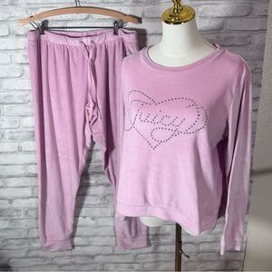 Juicy Couture Pink Heart Pajama Set